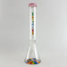 Wellcann | 17" Thickened Base Psychedelic Beaker Glass Bong | Jupiter Grass