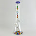 Wellcann | 17" Thickened Base Psychedelic Beaker Glass Bong | Jupiter Grass