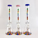 Wellcann | 17" Thickened Base Psychedelic Beaker Glass Bong | Jupiter Grass