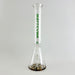 Wellcann | 17" Thickened Base Chrome Beaker Glass Bong | Jupiter Grass