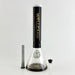 Wellcann | 14" Thickened Base Geometric Gold Beaker Glass Bong | Jupiter Grass