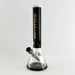 Wellcann | 14" Thickened Base Geometric Gold Beaker Glass Bong | Jupiter Grass