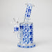 7" Cloisonné Design Glass Bong with Water Diffuser – 14mm Bowl Joint | Jupiter Grass
