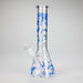 10" Cherry Blossom Glass Beaker Bong – 14mm Bowl Joint | Jupiter Grass