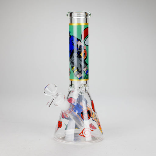 10" Comic Design Glass Beaker Bong – 14mm Bowl Joint | Jupiter Grass