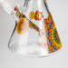 14" Flower Design Glass Bong – 7mm Thick with Ice Catcher | Jupiter Grass