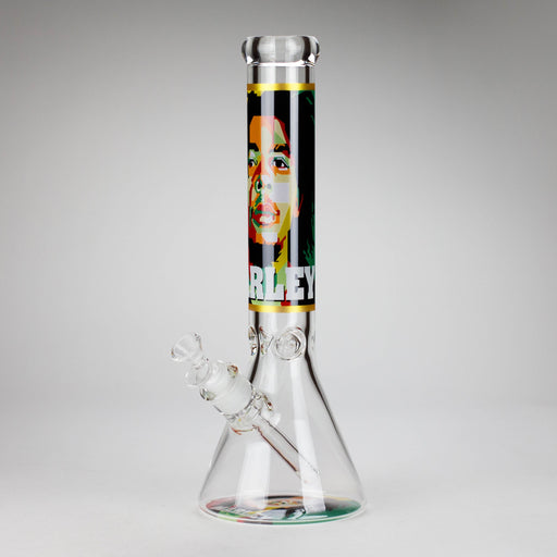 Z14" BM Design Glass Bong – 7mm Thick with Ice Catcher | Jupiter Grass