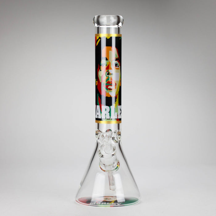 Z14" BM Design Glass Bong – 7mm Thick with Ice Catcher | Jupiter Grass