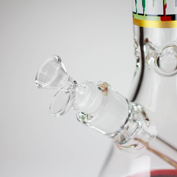 Z14" BM Design Glass Bong – 7mm Thick with Ice Catcher | Jupiter Grass