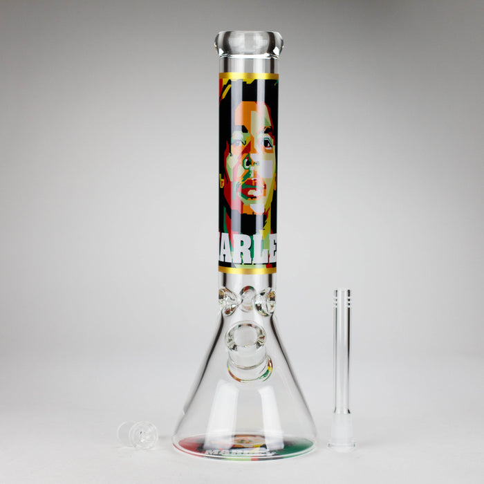 Z14" BM Design Glass Bong – 7mm Thick with Ice Catcher | Jupiter Grass