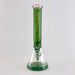 Wellcann | 14" Thickened Base Geometric Gold Beaker Glass Bong-Green | Jupiter Grass