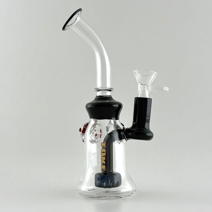 Dank | 8" Mushroom Pendent Glass Bong | Jupiter Grass