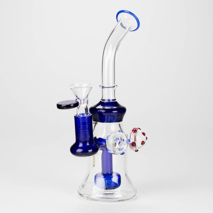 Dank | 8" Mushroom Pendent Glass Bong | Jupiter Grass