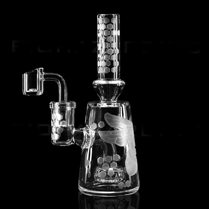 7" BEE HEX ETCHED CAPSULE RIG | Jupiter Grass