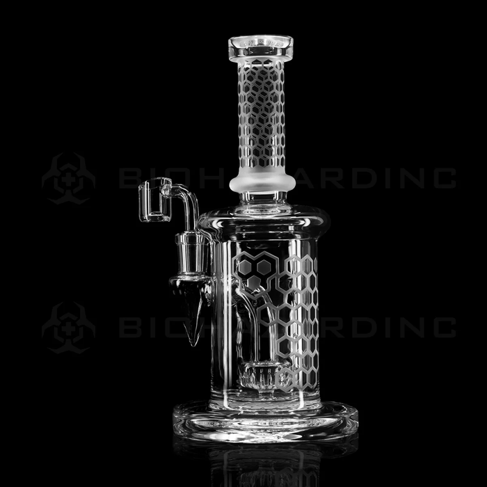 9" HCOMB HEX ETCHED CAPSULE RIG - 60MM | Jupiter Grass