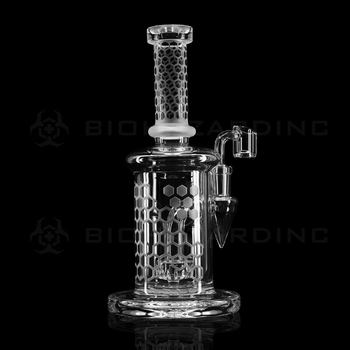 9" HCOMB HEX ETCHED CAPSULE RIG - 60MM | Jupiter Grass