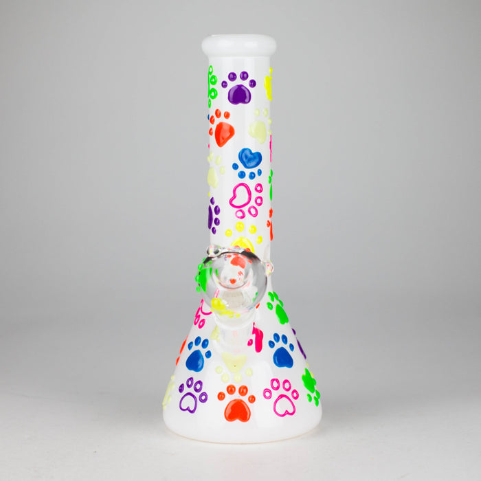 10" 3D Glass Bong With My Pet Design – Glow in the Dark | Jupiter Grass