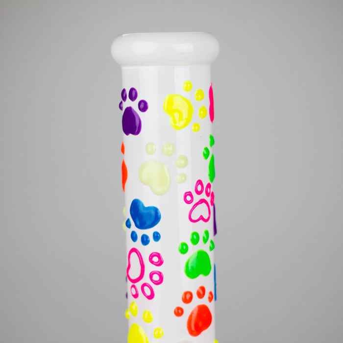10" 3D Glass Bong With My Pet Design – Glow in the Dark | Jupiter Grass