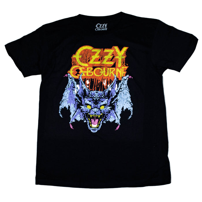 Ozzy Osbourne | “Bat Eyes” Short Sleeve Unisex Black T-Shirt – Officially Licensed Rock Band Tee | Jupiter Grass