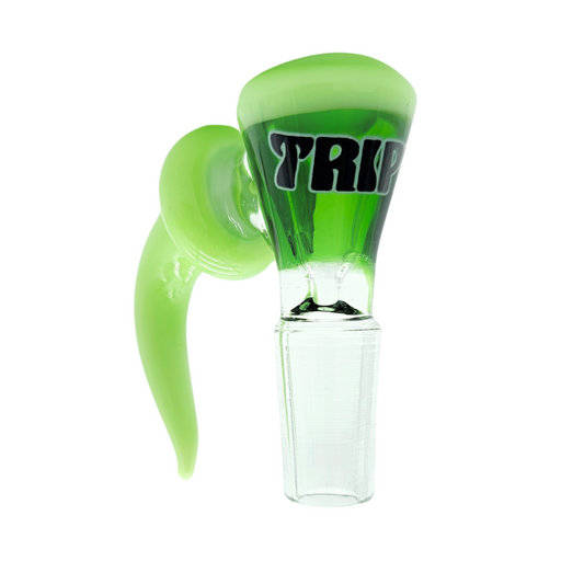 Trippy Glass Bong Bowl With Solid Color Horn - Assorted Colours | Jupiter Grass