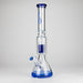 Genie | 17.5" 10-Arm 9mm Colored Bottom Glass Bong [GE4180] | Jupiter Grass
