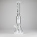 Genie | 17.5" 10-Arm 9mm Colored Bottom Glass Bong [GE4180] | Jupiter Grass