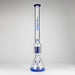 Genie | 24" 12-Arm 9mm Colored Bottom Glass Water Bong [F7-004-1] | Jupiter Grass
