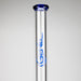 Genie | 24" 12-Arm 9mm Colored Bottom Glass Water Bong [F7-004-1] | Jupiter Grass