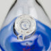 Genie | 24" 12-Arm 9mm Colored Bottom Glass Water Bong [F7-004-1] | Jupiter Grass