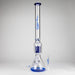 Genie | 24" 12-Arm 9mm Colored Bottom Glass Water Bong [F7-004-1] | Jupiter Grass