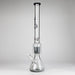 Genie | 24" 12-Arm 9mm Colored Bottom Glass Water Bong [F7-004-1] | Jupiter Grass