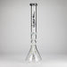 Genie | 19.5" 9mm Curved Shaft Glass Beaker Bong [F7-002-1] | Jupiter Grass