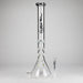Genie | 19.5" 9mm Curved Shaft Glass Beaker Bong [F7-002-1] | Jupiter Grass