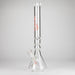 Genie | 19.5" 9mm Curved Shaft Glass Beaker Bong [F7-002-1] | Jupiter Grass