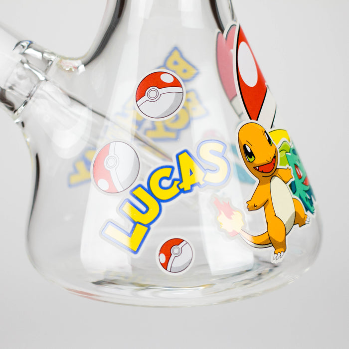14" PK Cartoon Glow In The Dark 9mm Glass Bong [PIP863] | Jupiter Grass