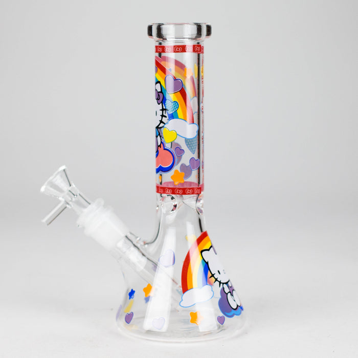 7.5" Glow-in-the-Dark PK Cartoon Beaker Bong – [PIP880] | Jupiter Grass