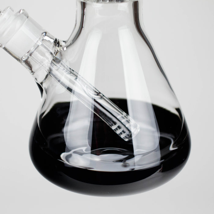 Genie | 17.5" 10-Arm 9mm Colored Bottom Glass Bong [GE4180] | Jupiter Grass
