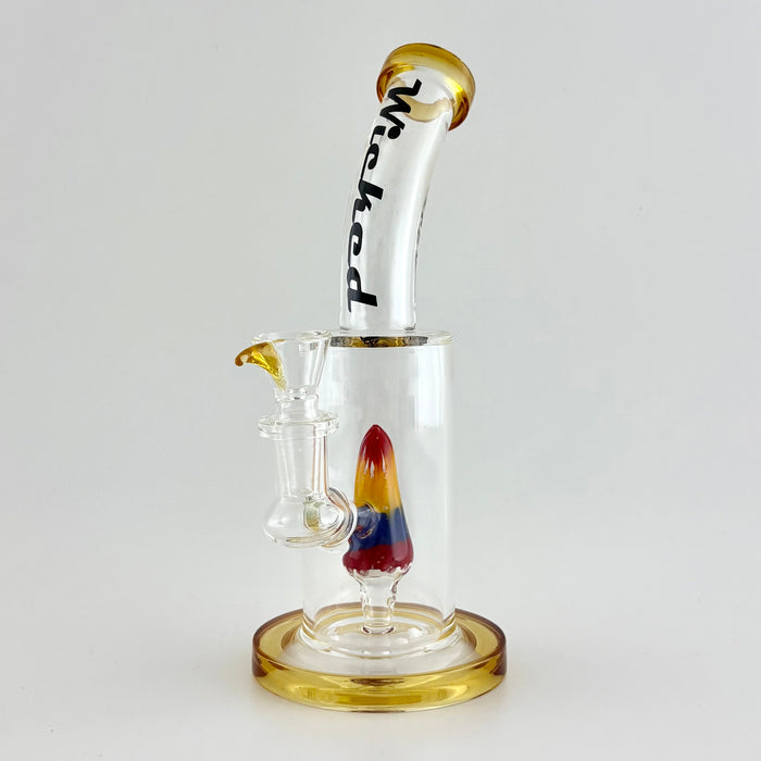 Wicked | 8" Wig-Wag Dome Perc Dab Rig | Jupiter Grass