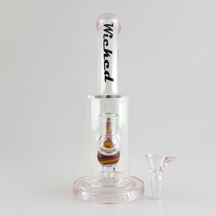 Wicked | 8" Wig-Wag Dome Perc Dab Rig | Jupiter Grass