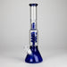 13" Color Accented Glass Water Bong with Coil Percolator & Splash Guard | Jupiter Grass