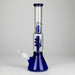 13" Color Accented Glass Water Bong with Coil Percolator & Splash Guard | Jupiter Grass