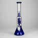 13" Color Accented Glass Water Bong with Coil Percolator & Splash Guard | Jupiter Grass