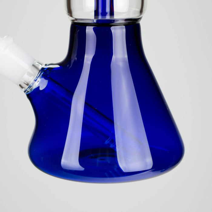 13" Color Accented Glass Water Bong with Coil Percolator & Splash Guard | Jupiter Grass