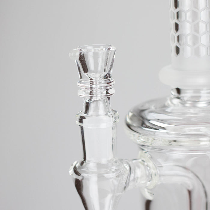 9" HCOMB HEX ETCHED CAPSULE RIG - 60MM | Jupiter Grass