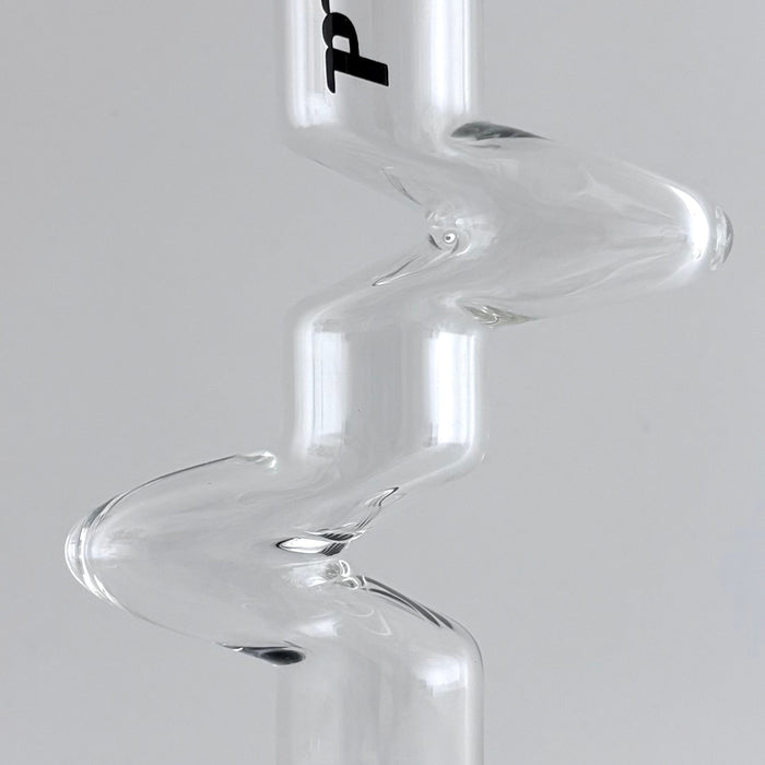 Wicked | Zig-Zag 12" 4mm 4 Colours Assorted Glass Beaker Bong | Jupiter Grass