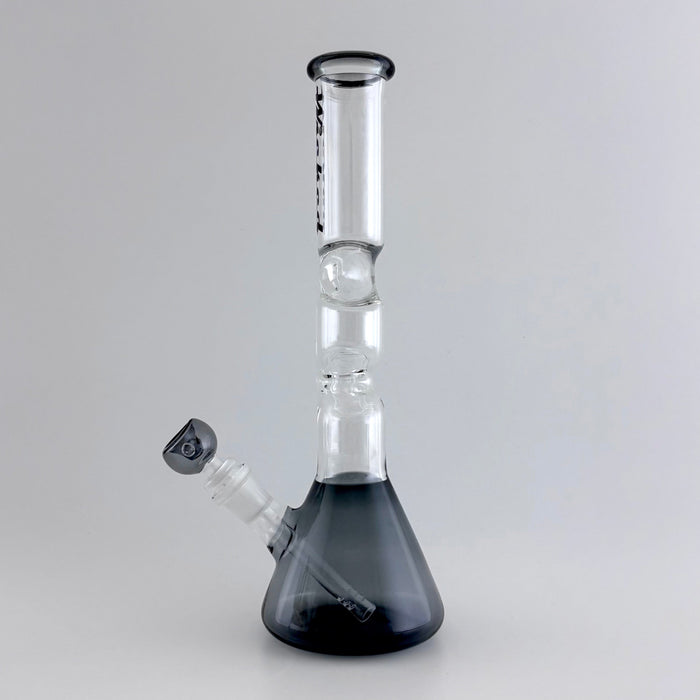 Wicked | Zig-Zag 12" 4mm 4 Colours Assorted Glass Beaker Bong | Jupiter Grass