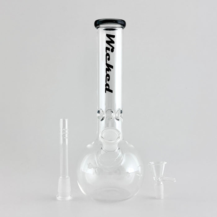 Wicked | 10" Spherical Glass Bong | Jupiter Grass