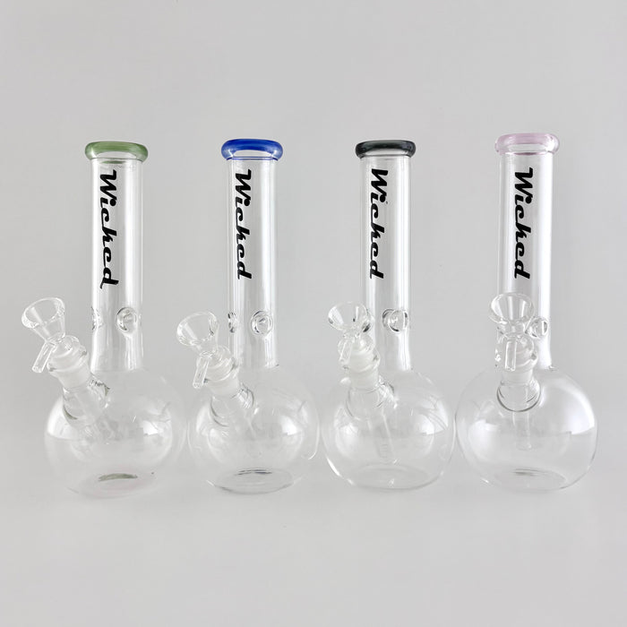 Wicked | 10" Spherical Glass Bong | Jupiter Grass