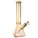 Fortune | Electroplated 14" 7mm Pyramid Base Glass Beaker Bong | Jupiter Grass