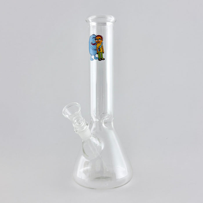10" Cartoon Glass Beaker Bong | Jupiter Grass